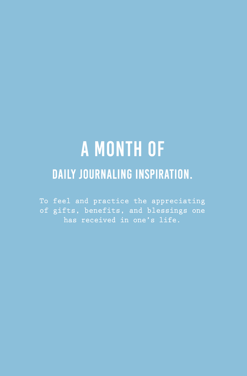 Custom Gratitude Journal