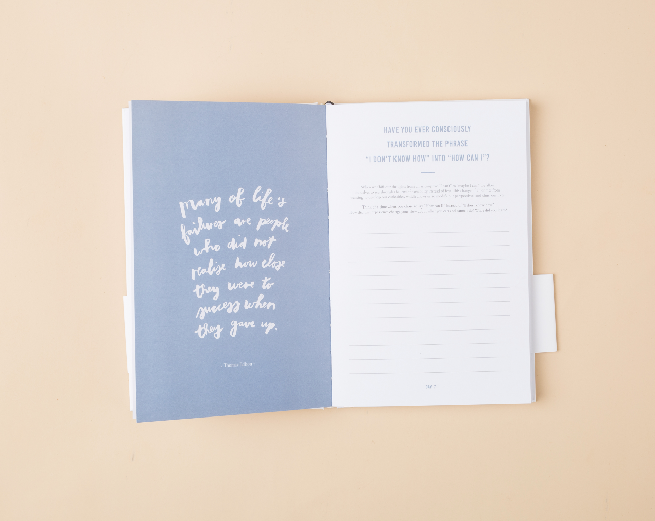 Custom Growth Mindset Journal