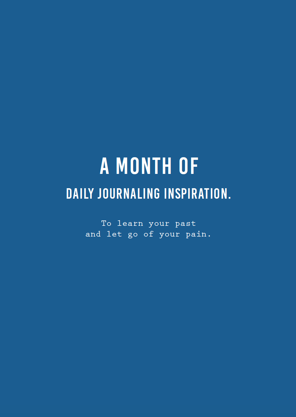 Custom Healing Journal