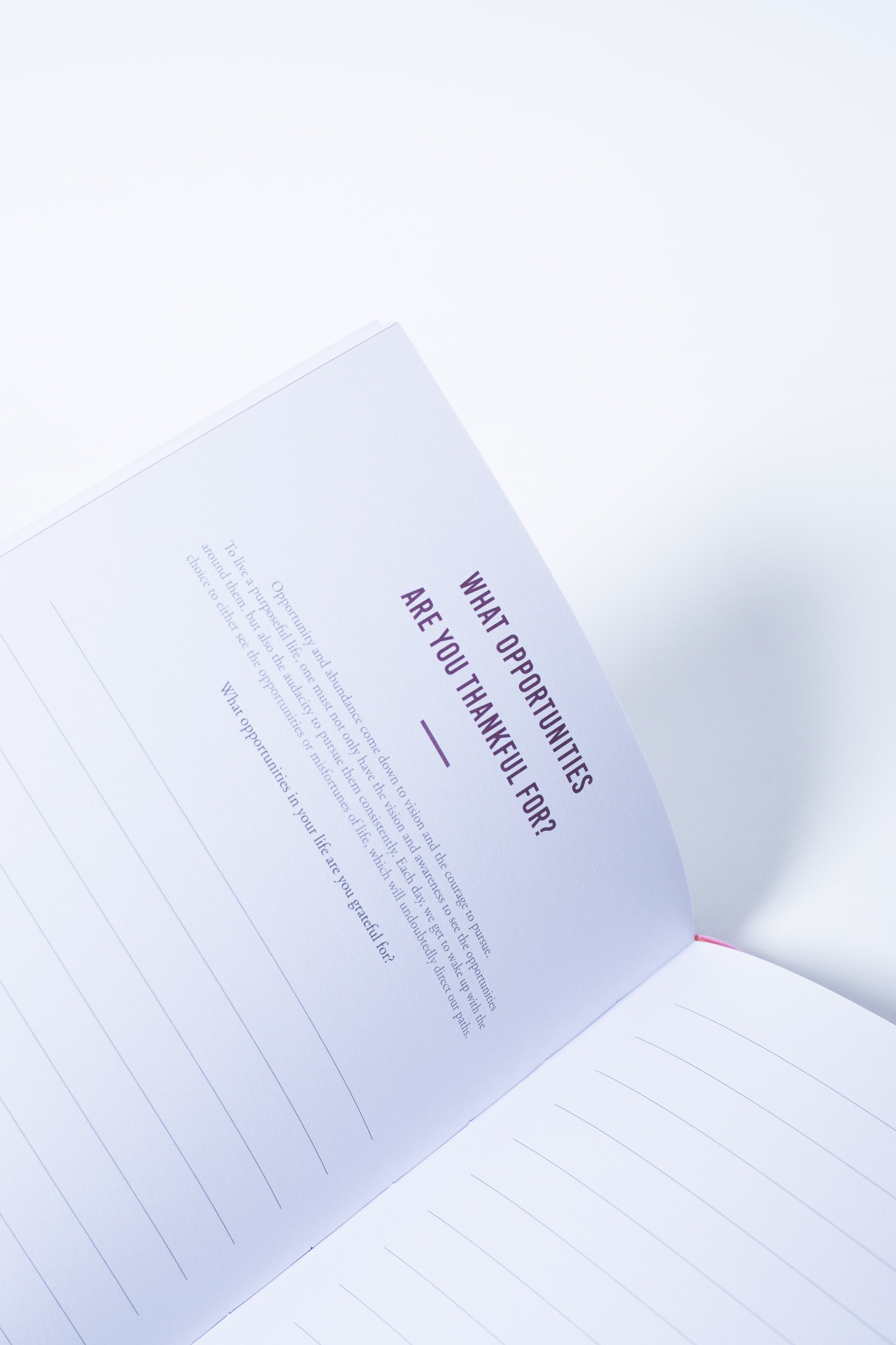 Custom Gratitude Journal