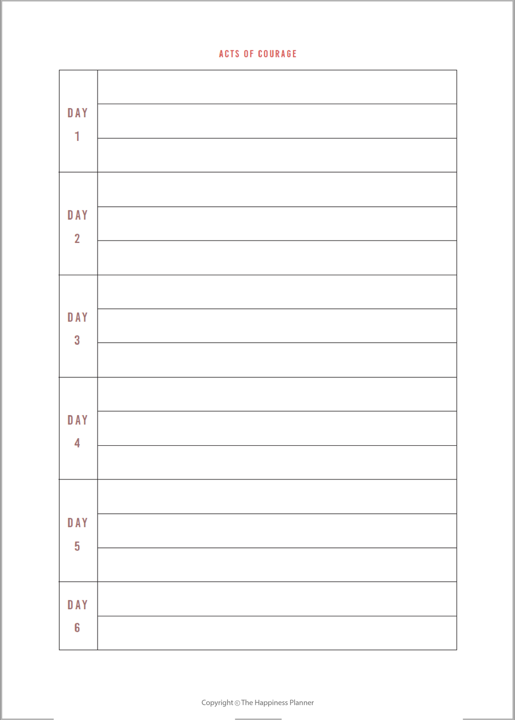 Custom Courage Journal