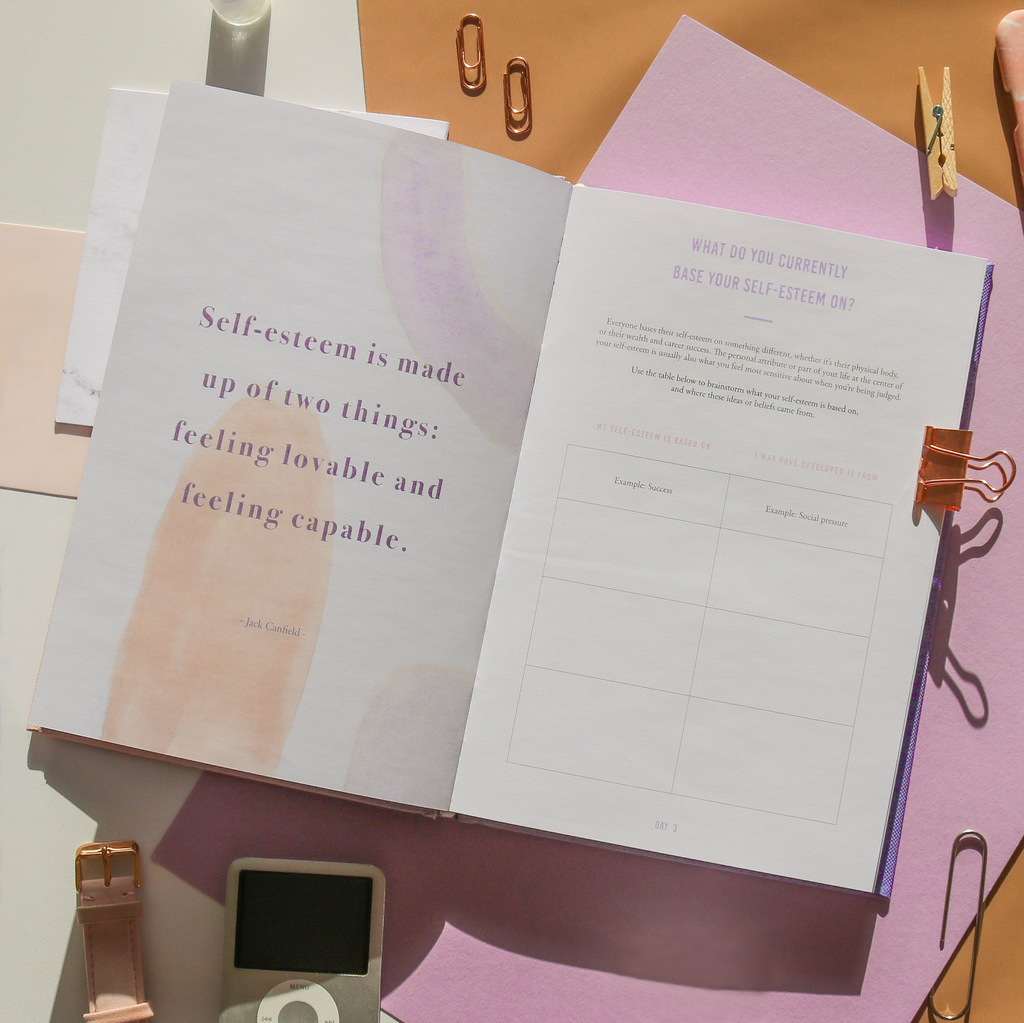 Custom Self-Esteem Journal