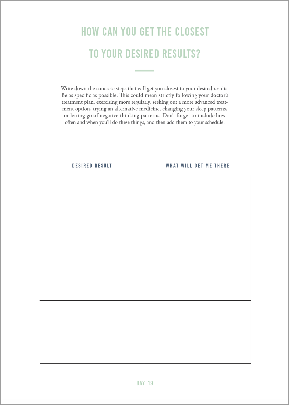 Custom Health Journal