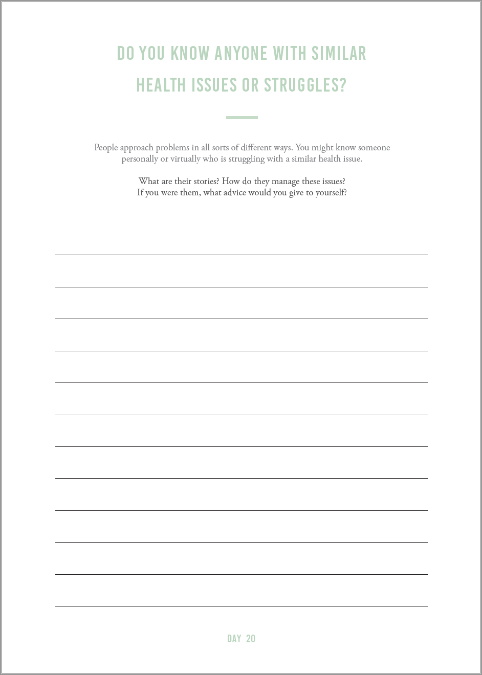 Custom Health Journal