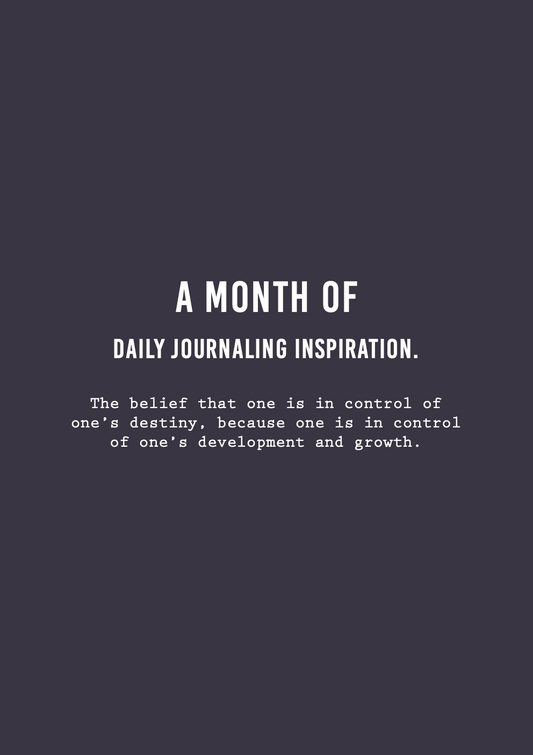 Custom Growth Mindset Journal