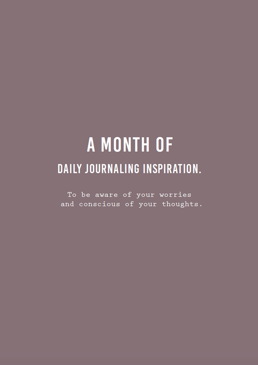 Custom Anxiety Journal