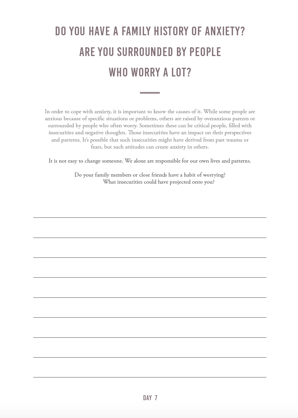 Explore Your Inner World |Anxiety Journal - The Happiness Planner®