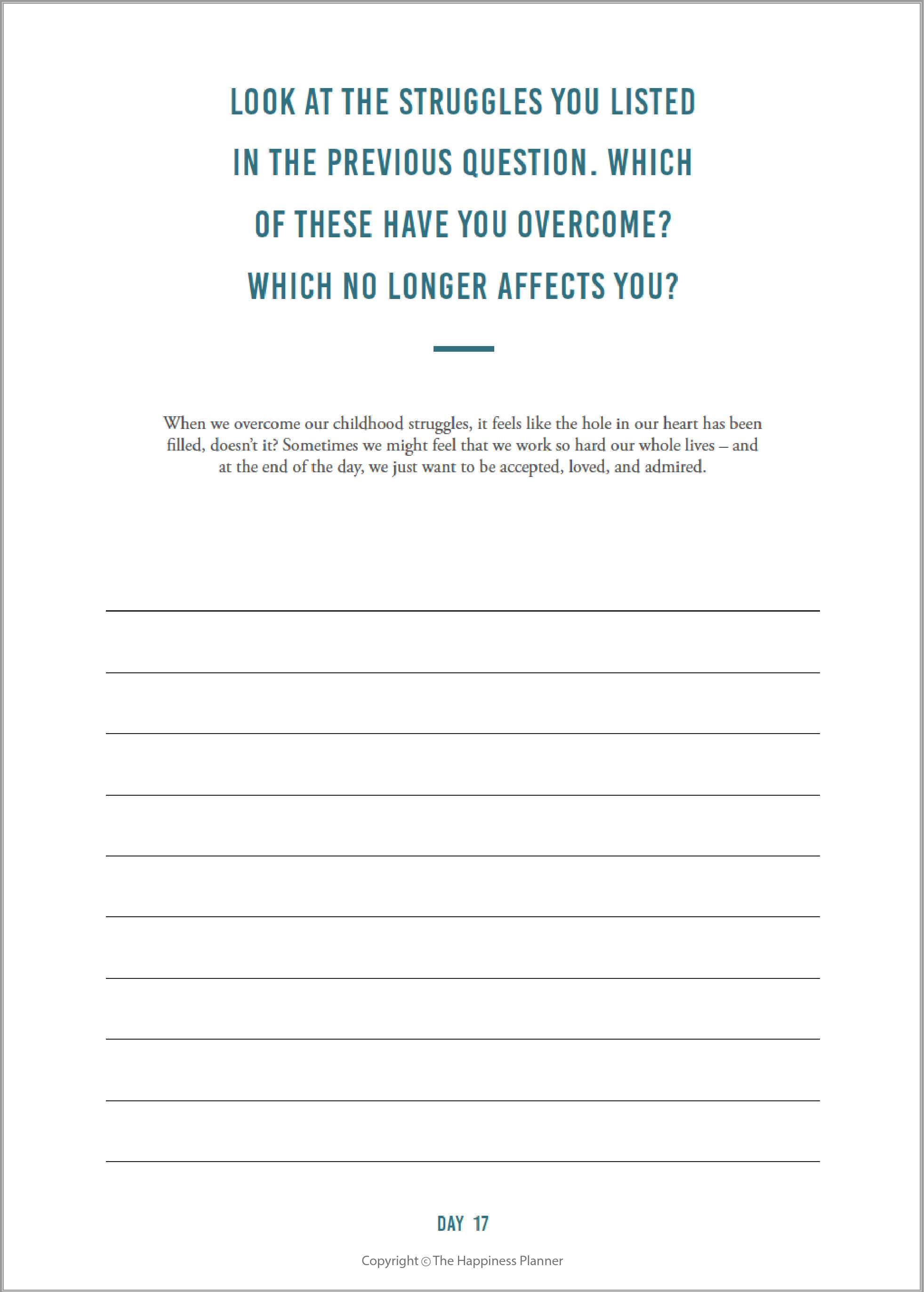 Custom Self-Acceptance Journal