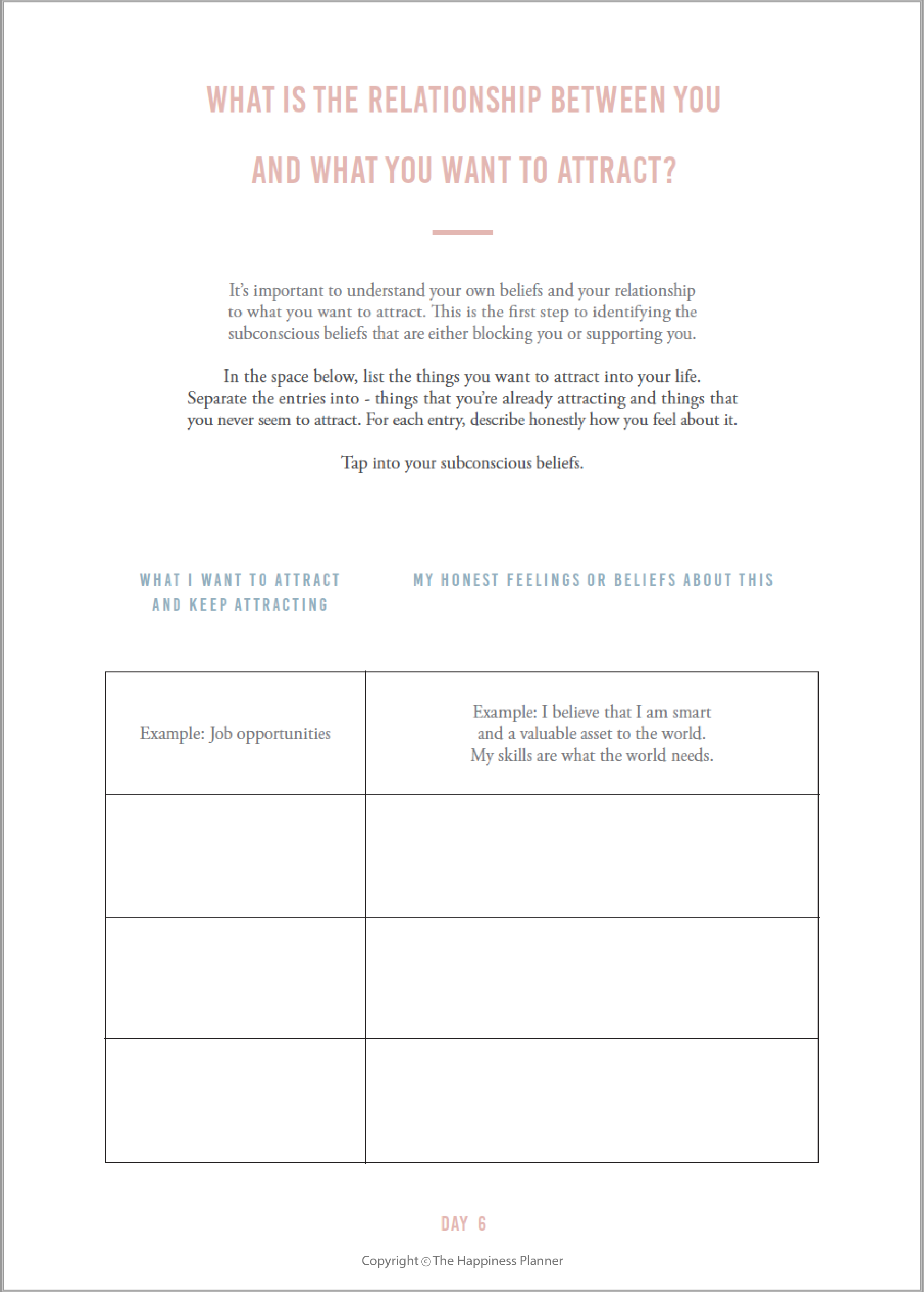 Custom Abundance Journal